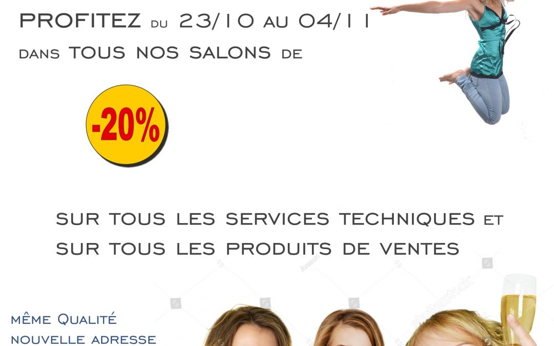 RYANHAIR DIFFERDANGE a fait peau neuve et tous les salons Ryanhair font la fête!