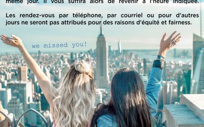 Prise de rendez-vous: